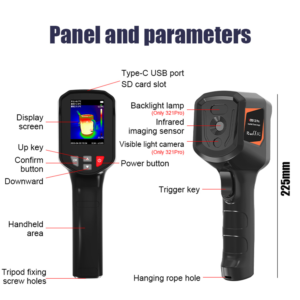 Victor 321 Handheld Infrarood  - Nf 521 Thermal Imaging Camera recensie en prijs